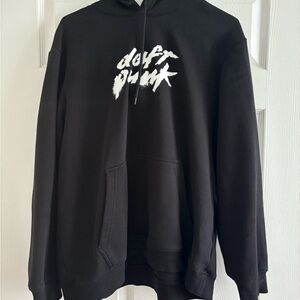Black Hoodie with Daft Punk Graphic